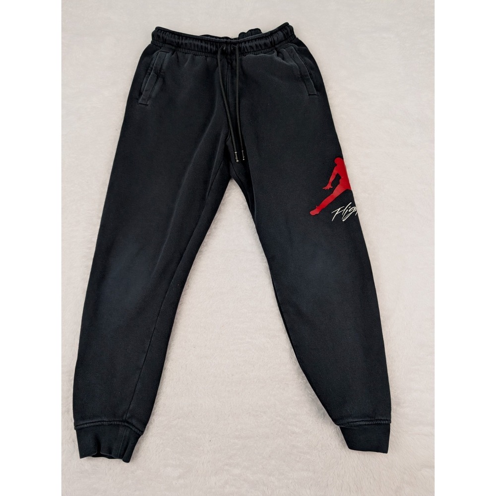 Jordan Jumpman Nike Air Sweatpants Men's S Athletic Pants Black/Red Logo